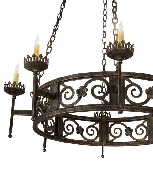 42" Wide Majella 8 Light Chandelier