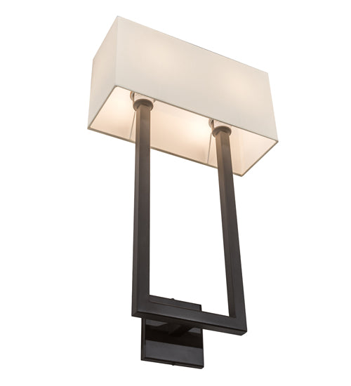 16" Wide Quadrato Langedon Wall Sconce