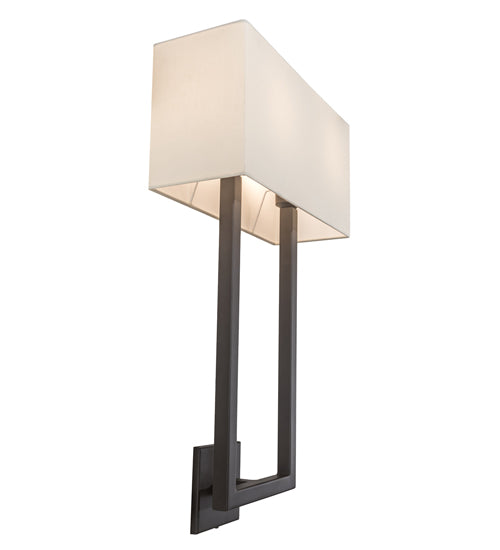 16" Wide Quadrato Langedon Wall Sconce