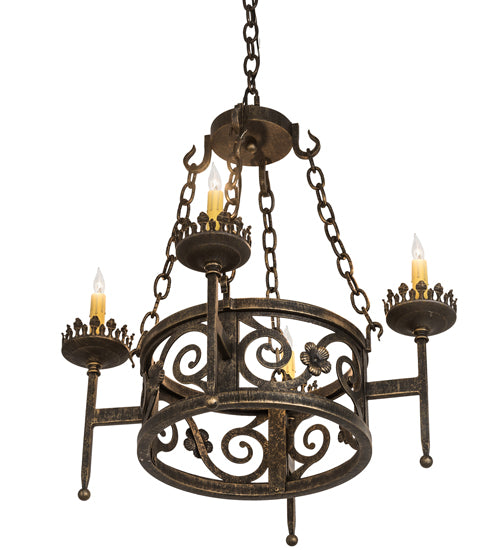 24" Wide Majella 4 Light Chandelier