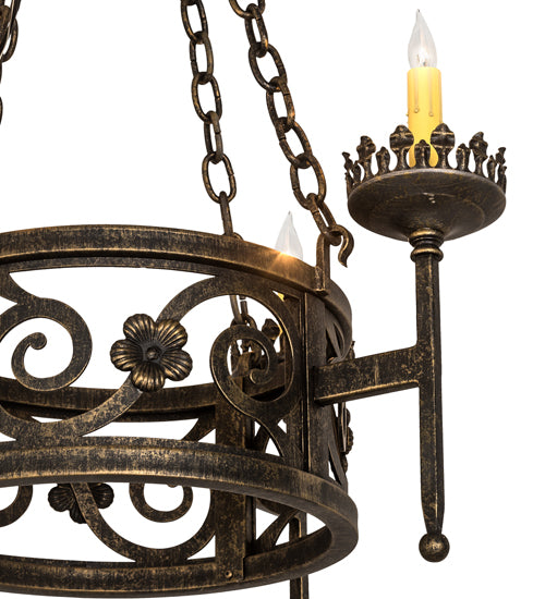 24" Wide Majella 4 Light Chandelier