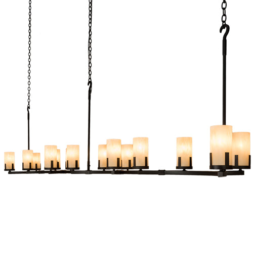 118" Long Cero 14 Light Oblong Chandelier