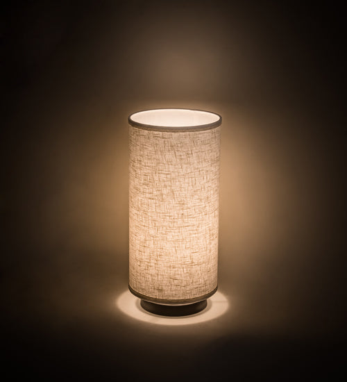 8" Wide Cilindro Textrene Table Lamp