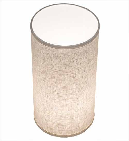 8" Wide Cilindro Textrene Table Lamp