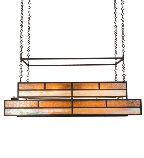 72" Long Hyde Park "T" Mission Oblong Pendant