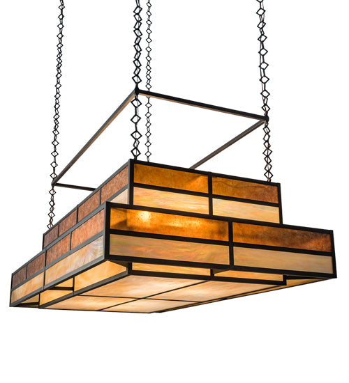 72" Long Hyde Park "T" Mission Oblong Pendant