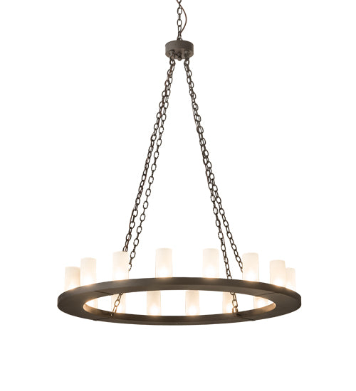 48" Wide Loxley 16 Lt Chandelier