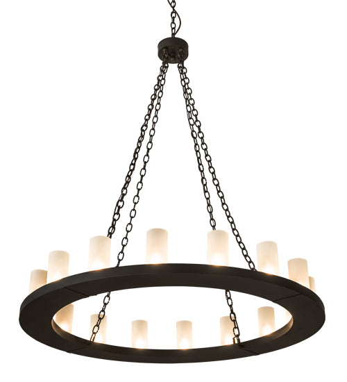 48" Wide Loxley 16 Lt Chandelier