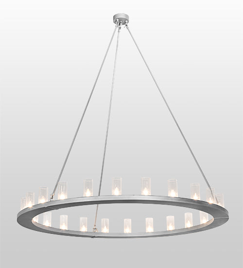 72" Wide Loxley 24 Lt Chandelier