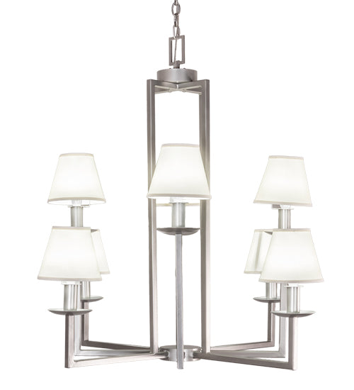 43" Wide Porte Tournante 8 Light Chandelier