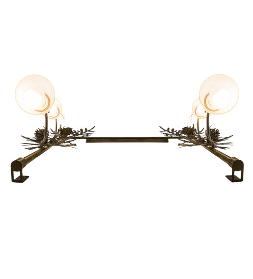 40" High X 40" Wide Pine Branch 6 Light Vanity