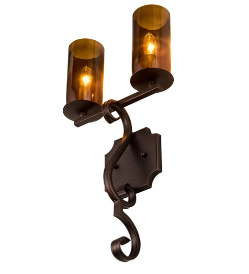 10" Wide Piero 2 Lt Wall Sconce