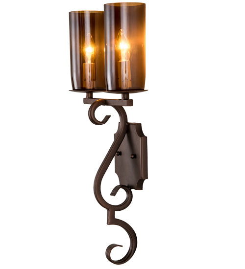 10" Wide Piero 2 Lt Wall Sconce