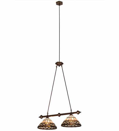 36" Long Ilona 2 Light Island Pendant