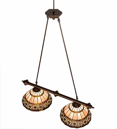 36" Long Ilona 2 Light Island Pendant