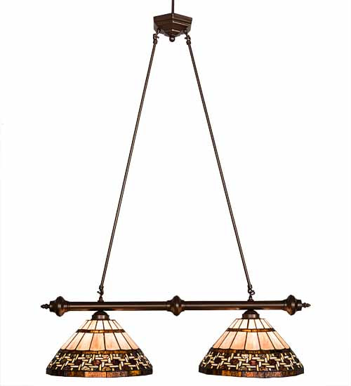 36" Long Ilona 2 Light Island Pendant