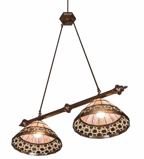 36" Long Ilona 2 Light Island Pendant