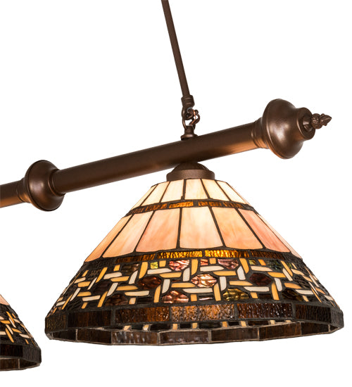 36" Long Ilona 2 Light Island Pendant