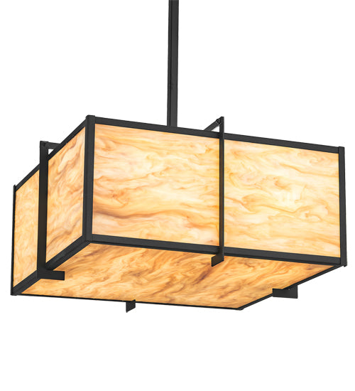 24" Square Martis Inverted Pendant