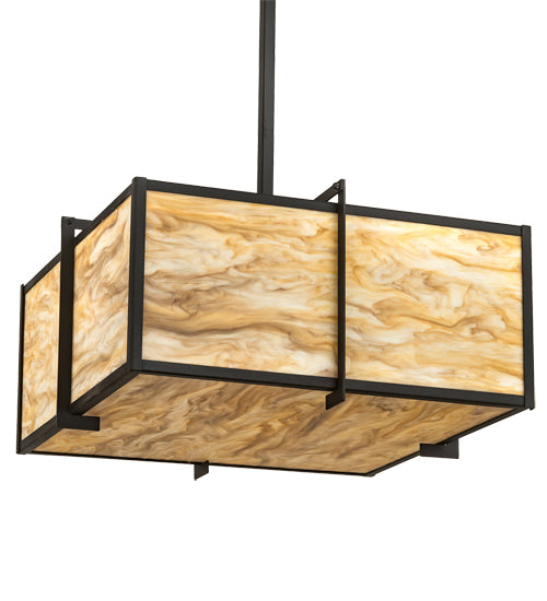 24" Square Martis Inverted Pendant