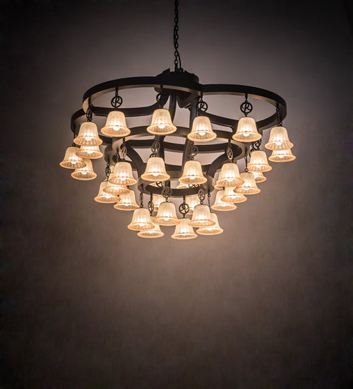 65" Wide Cretella 34 Lt Chandelier