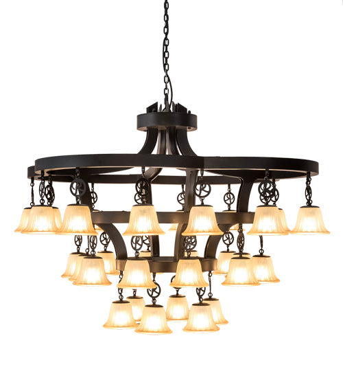 65" Wide Cretella 34 Lt Chandelier