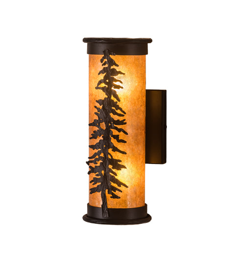 5" Wide Tall Pines Wall Sconce