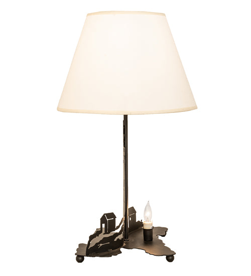 22" High Lighthouse Double Lit Table Lamp