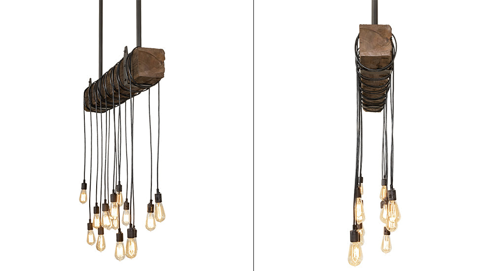 48" Long Alva 15 Light Pendant