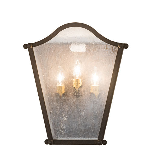 12" Wide Austin 3 Light Wall Sconce