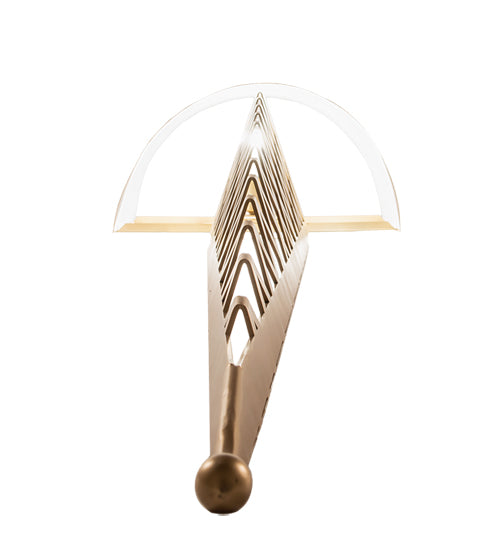 18" Wide Custard & Cone Wall Sconce