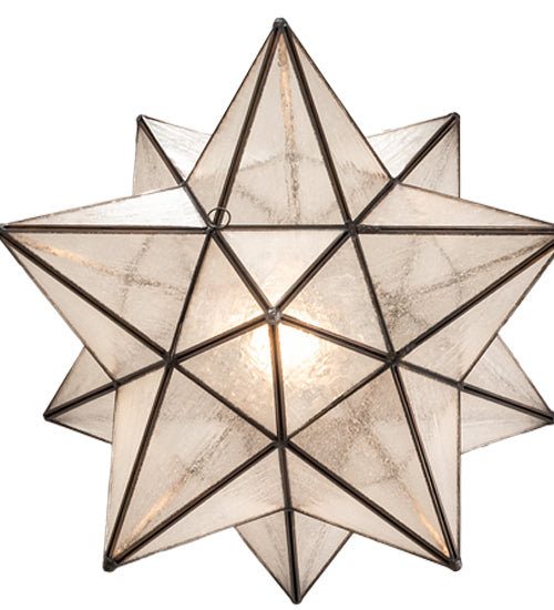 18" Wide Moravian Star Pendant