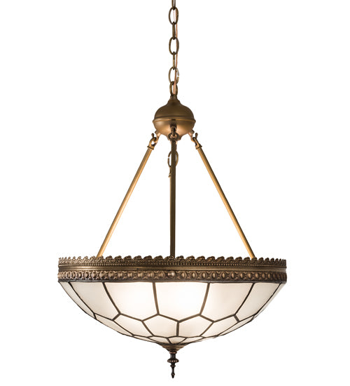 19"Wide Vincent Honeycomb 3 Light Ceiling Pendant