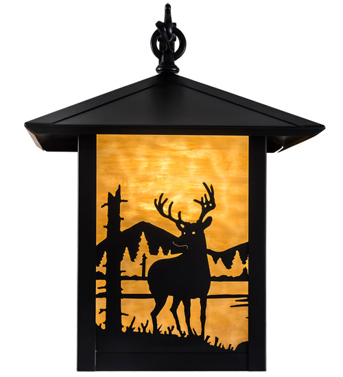 12" Wide Seneca Deer Creek Hanging Wall Sconce