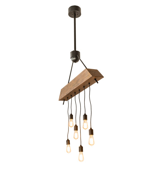 44" Long Alva Beam 6 Light Pendant