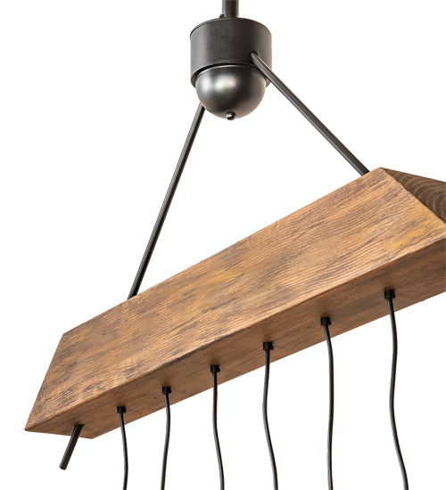 44" Long Alva Beam 6 Light Pendant