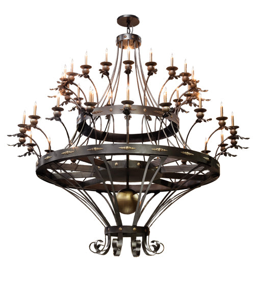 112" Wide Chloe 40 Light Chandelier