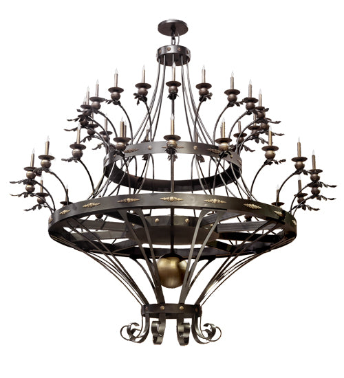 112" Wide Chloe 40 Light Chandelier