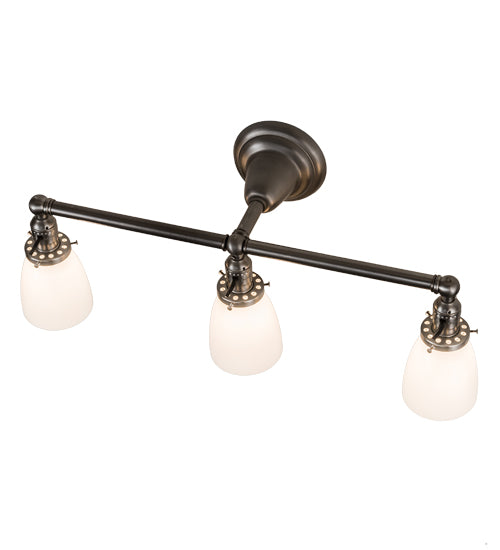 25" Wide Revival Goblet 3 Light Vanity Light