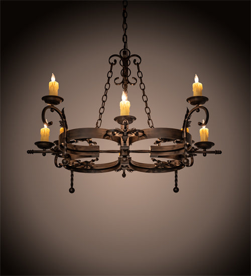 42" Wide Andorra 8 Light Chandelier