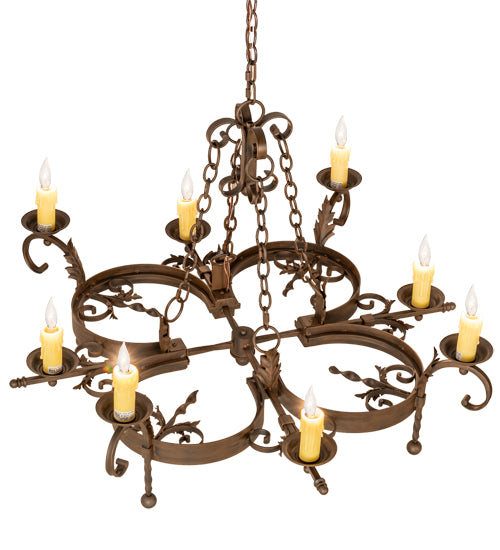 42" Wide Andorra 8 Light Chandelier