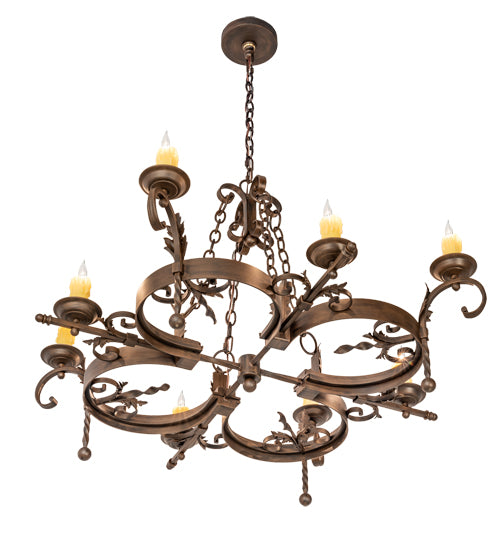 42" Wide Andorra 8 Light Chandelier