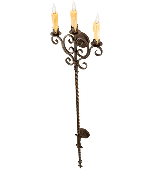 16" Wide Palmira 3 Light Wall Sconce