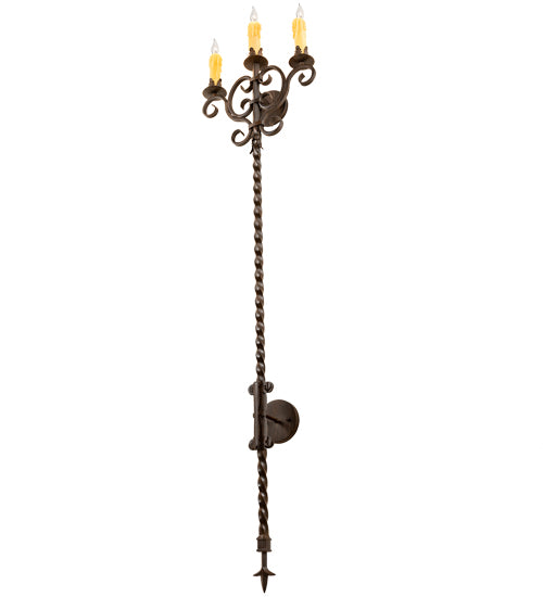 16" Wide Palmira 3 Light Wall Sconce