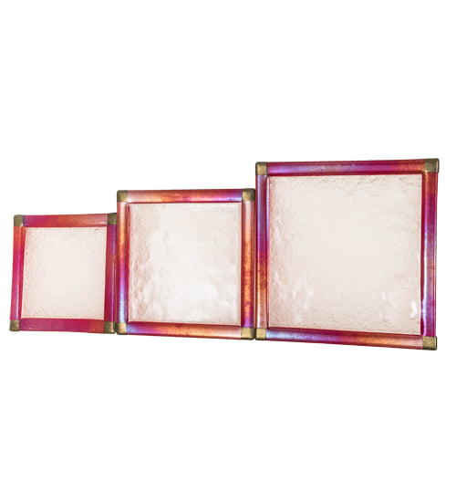 16" Square Metro Fusion 3 Pieces Serving Tray Set