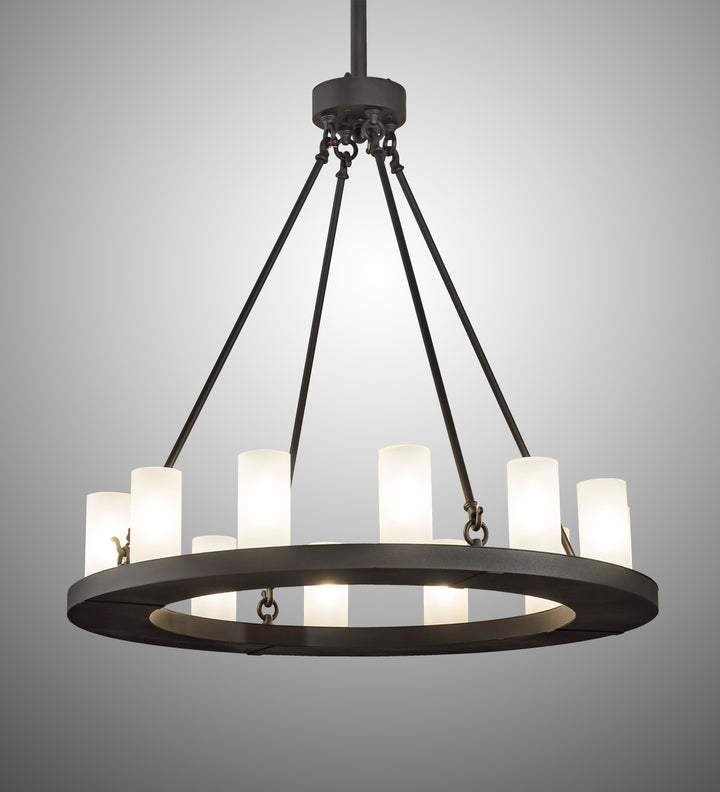 36" Wide Loxley 12 Light Chandelier