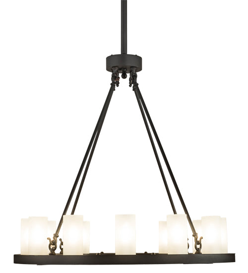 36" Wide Loxley 12 Light Chandelier