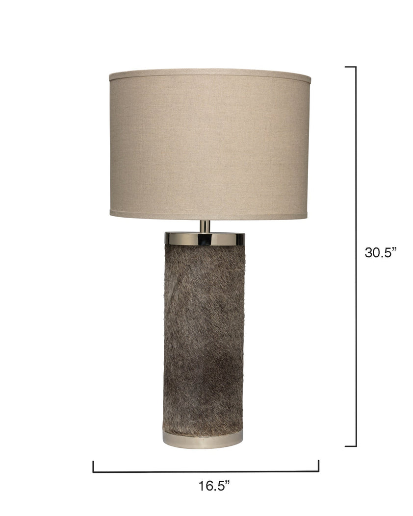 Column Table Lamp-Grey