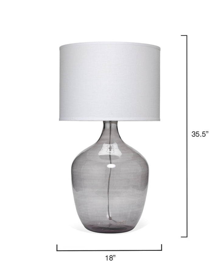 Plum Jar Table Lamp-Grey-1PLUM-XLGR