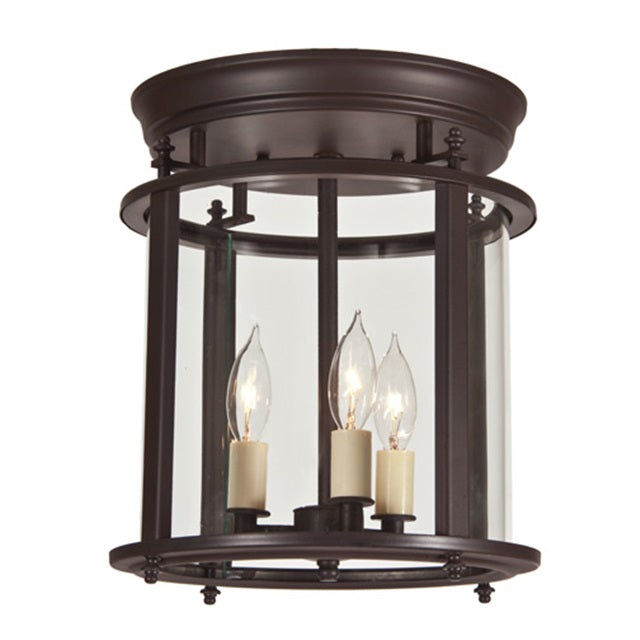 Murray Hill bent glass ceiling lantern - Medium